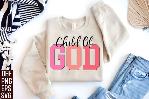Child of God SVG: A Versatile Graphic for Christian T-Shirt Designs & Handmade Crafts