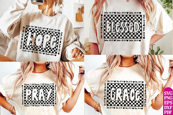 Christian Bundle PNG: Grace-Filled Graphics for T-Shirt Designs & Craft Projects