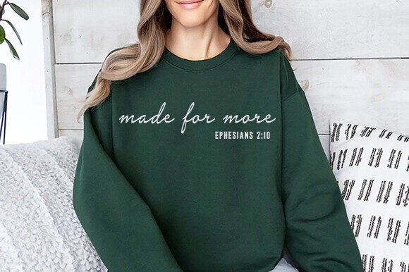 Christian Graphics Meet T-Shirt Design: A Designer’s Take on Made for More Shirt