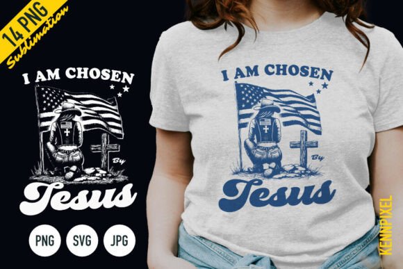 I Am Chosen by Jesus Shirt SVG PNG – T-Shirt Design & Graphics for Content Publishers