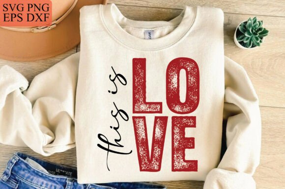 THIS is LOVE Jesus Svg – A Heartfelt Graphic for T-Shirt Designs & Branding