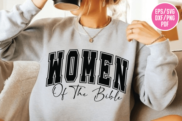 Woman of the Bible Christian PNG, Retro: Faith-Based Graphics for T-Shirt Designs & Handmade Projects
